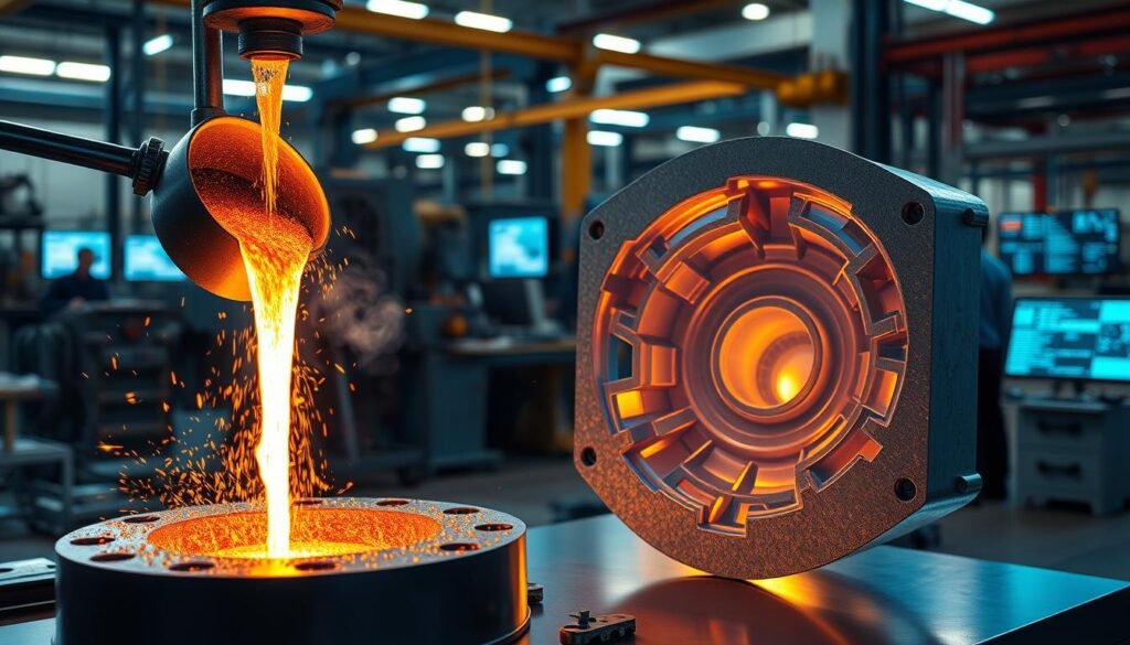 metal casting simulation